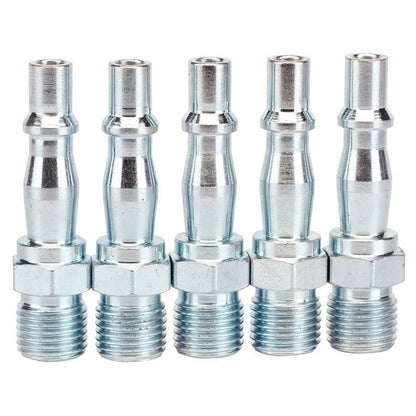 Draper 5PC 1/4M SCREWED ADAPTOR T 81296 1/4" BSP Male Coupling Screw Adaptors (Pack of 5)