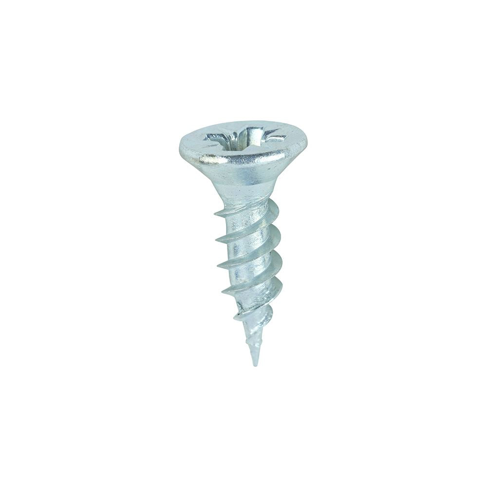 TIMCO Twin Woodscrew PZ2 CSK Zinc 6 x 1/2 Silver Pack 200