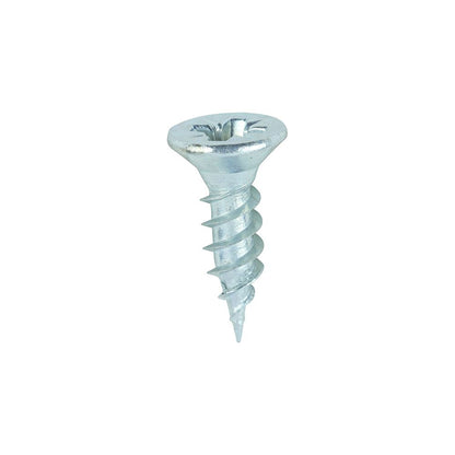 TIMCO Twin Woodscrew PZ2 CSK Zinc 6 x 1/2 Silver Pack 200
