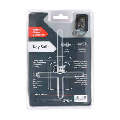TIMCO Combination Key Safe 120 x 85 x 40 Pack 1