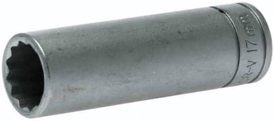 Teng M120617C Bi-Hexagon Socket Deep 12-Point 1/2in Drive 17mm
