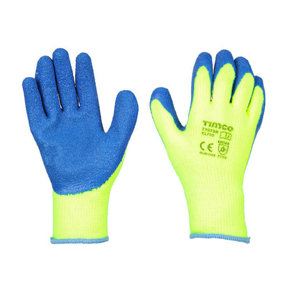 TIMCO Warm Grip Glove Latex Crinkle X Large Pack 1