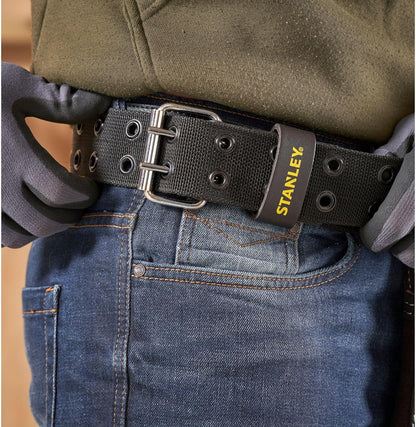 Stanley Leather Tool Apron Heavy Duty Carpenter Work Belt Multi Pocket 80113