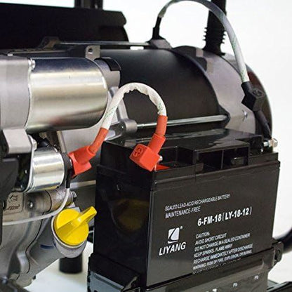 Hyundai HY9000LEK-2 Petrol Generator 7kW 8.75kVA Recoil Electric Start Portable Site Power Backup Power Portable Backup Site Power
