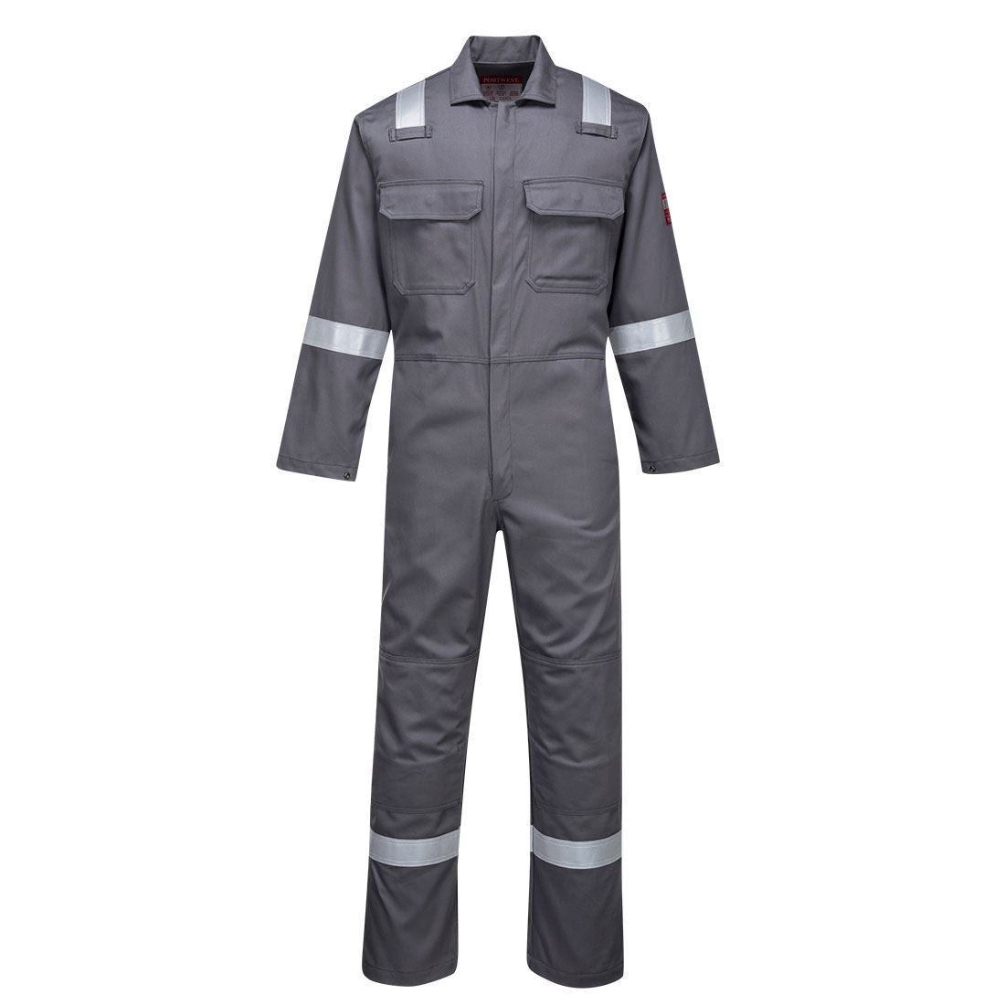 Portwest BIZ5 - Bizweld Iona Welders Overall Boiler Suit Grey XXL