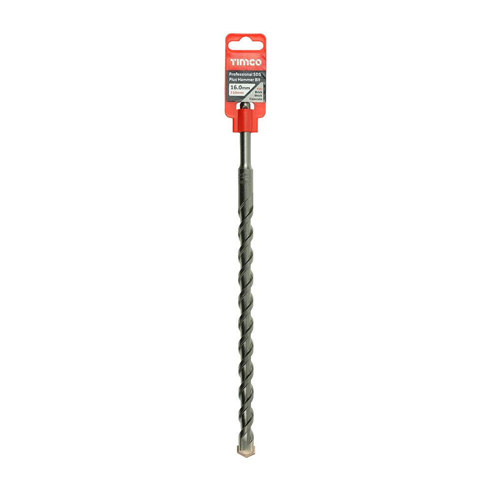 TIMCO Pro SDS Plus Hammer Bits (PGM) 16.0 x 310 Pack 1