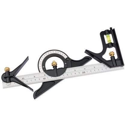 Draper 300MM COMBINATION SQUARE SET 34704 Combination Square with Centre Head and Protractor, 300mm