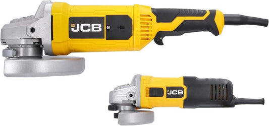 JCB 21-AGTPK Angle Grinder 600W 115mm 2000W 230mm M14 230V Twin Pack Disc Grinder Power Tool