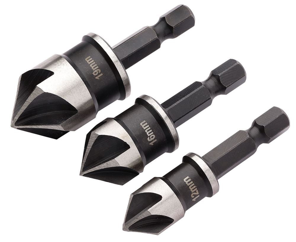 Draper COUNTERSINK SET - 3PCS 12430 12430 Countersink Bit Set (3 Piece)