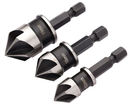 Draper COUNTERSINK SET - 3PCS 12430 12430 Countersink Bit Set (3 Piece)