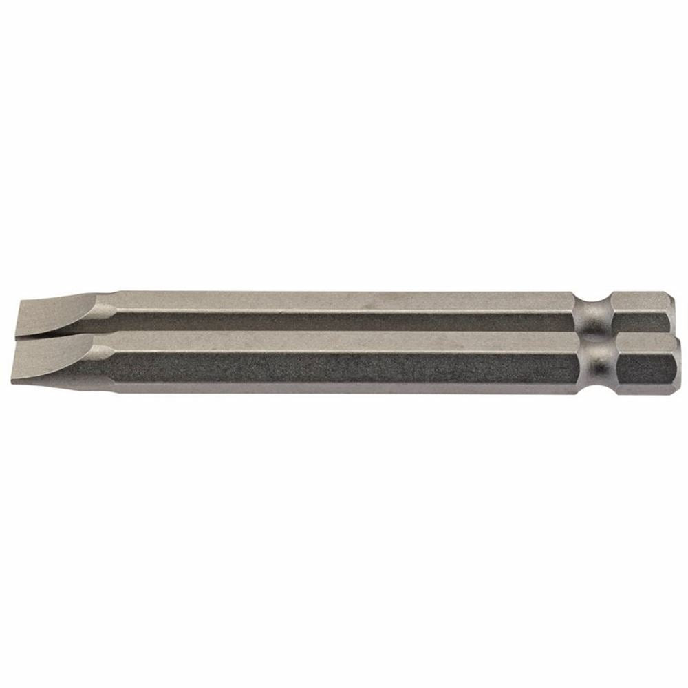 Draper 2PC 75MM 6.5MM P.SLOT.S/D.BIT 64309 1/4" Hex. Plain Slot E Shank Insert Bits