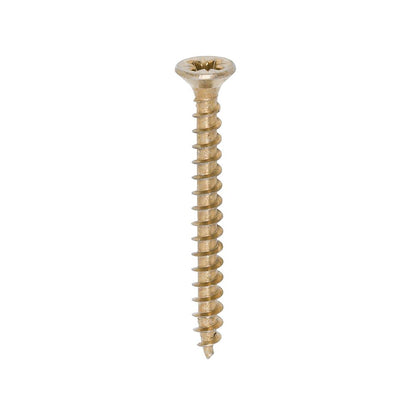 TIMCO Solo Woodscrew PZ2 CSK ZYP 4.0 x 40 Gold Pack 200