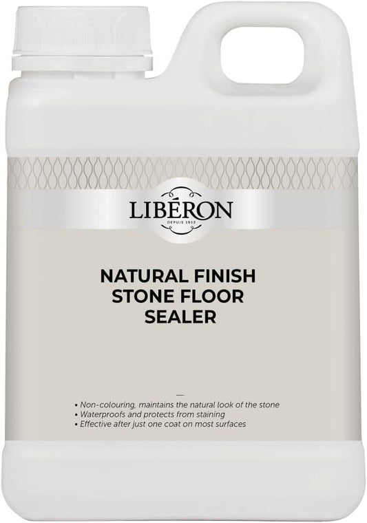 Liberon 1L Natural Stone Floor Sealer Matt Finish Interior Tile Protector