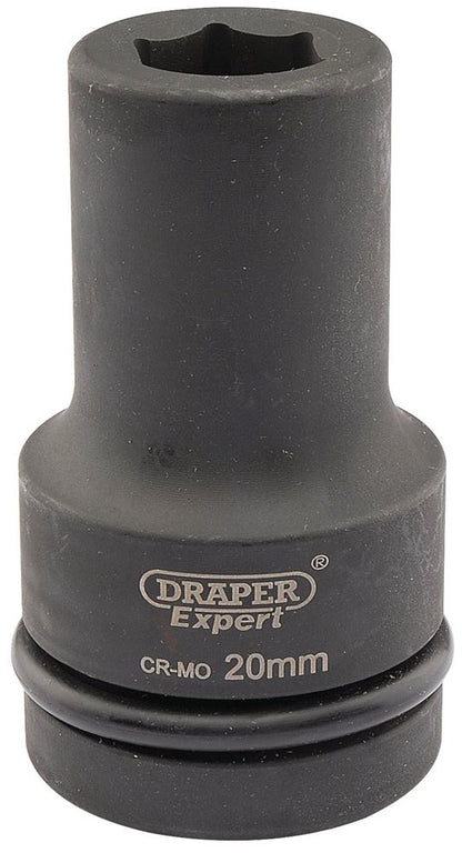Draper 20MM IMP.DEEP SCKET 1DR 05135 HI-TORQÂ® Metric Deep Impact Sockets, 1" Sq. Dr.