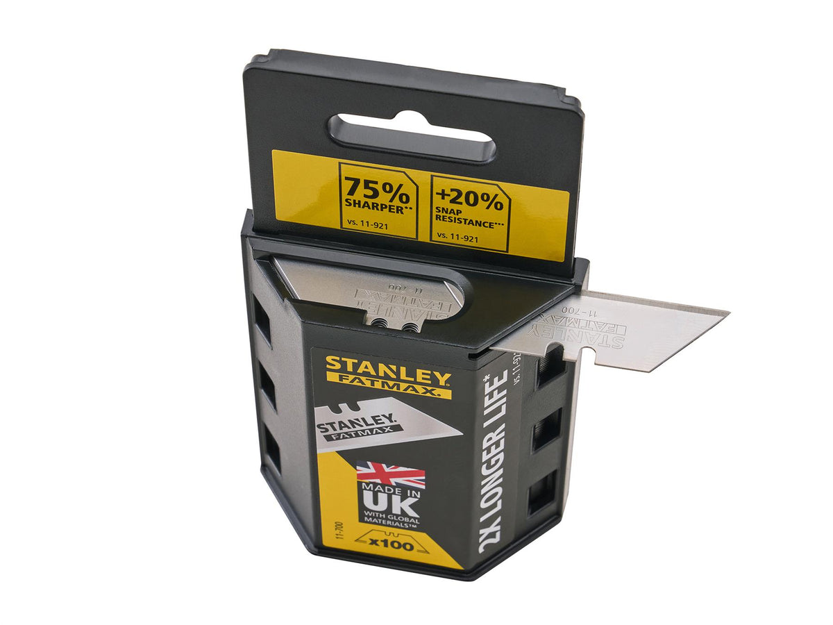 Stanley Replacement Trimming Knife Blades Pack of 100 Professional Trade DIY Workshop Equipment