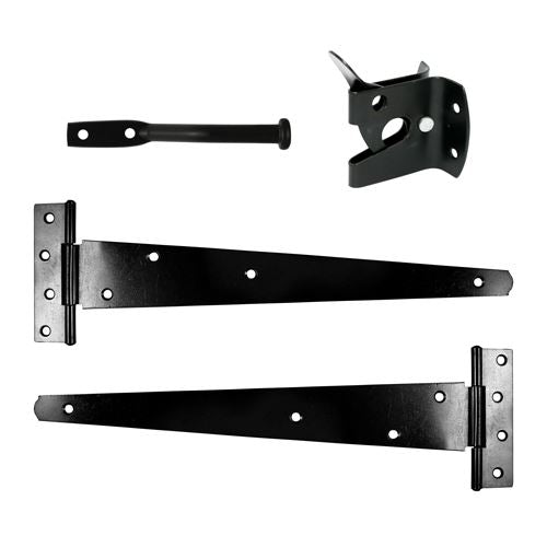 TIMCO Pedestrian Gate Kit Black 14" Black Pack 1