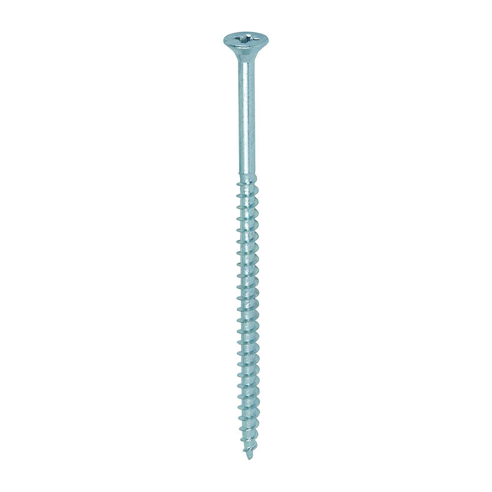 TIMCO Solo Woodscrew PZ2 CSK Zinc 5.0 x 100 Silver Pack 100