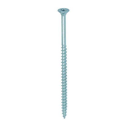TIMCO Solo Woodscrew PZ2 CSK Zinc 5.0 x 100 Silver Pack 100