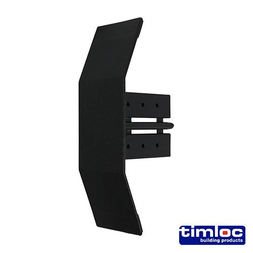 TIMCO Dry Verge Eaves Starter Black 155 x 105 Black Pack 1