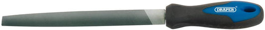 44954 Draper Engineers Half Round Second Cut File with Soft Grip Handle, 200mm 8106B Sanding, Filing and Finishing Professional Trade DIY Workshop G