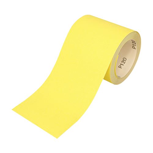 TIMCO Sandpaper Roll Yellow P80 115mm x 10m Yellow Pack 1