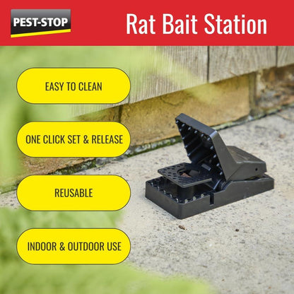 Pest Stop Sure-Set Plastic Rat Trap