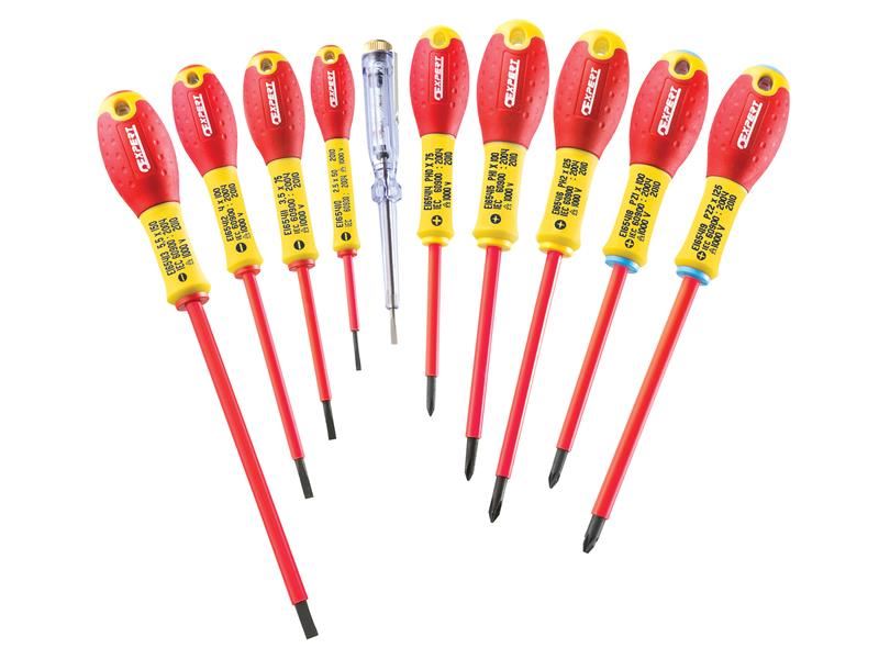 Expert E160912 E160912 Insulated Screwdriver Set,10 Piece