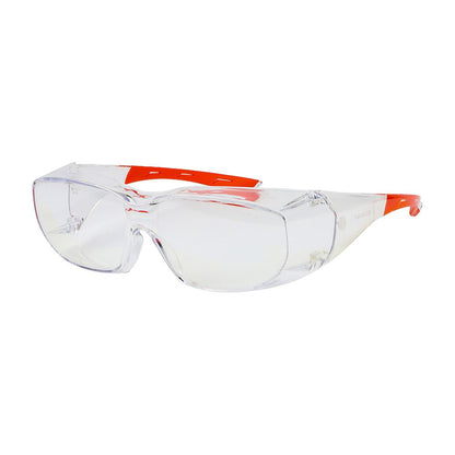 TIMCO Slim Overspecs Safety Glasses One Size Clear Pack 1