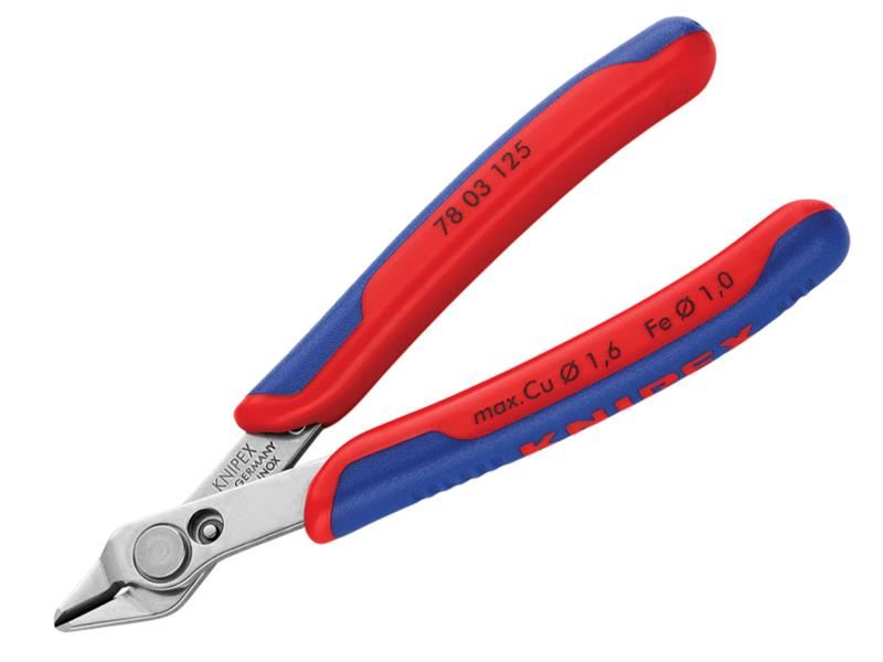 Knipex 78 03 125 SB Electronic Super Knips� Multi-Component Grip 125mm