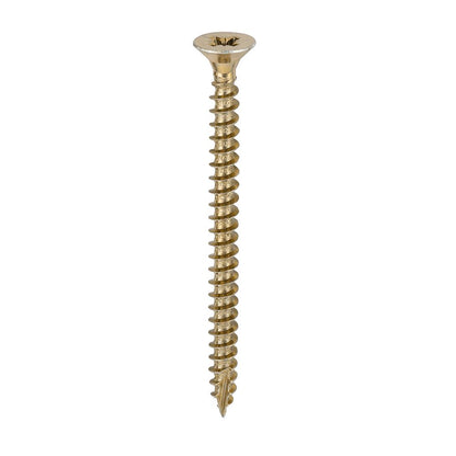 TIMCO Classic Screw PZ2 CSK ZYP 4.5 x 60 Gold Pack 200