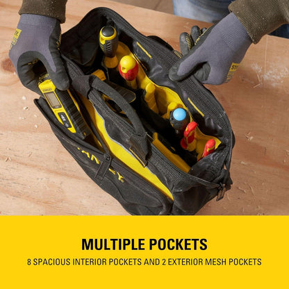 STANLEY 1-93-330 Tool Bag 30cm 12in Heavy Duty Zip Storage Carry Case
