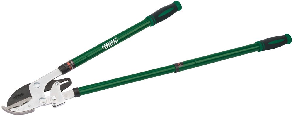 36837 Draper Telescopic Ratchet Action Anvil Loppers with Steel Handles G32DD Professional Trade DIY Workshop Garage Use