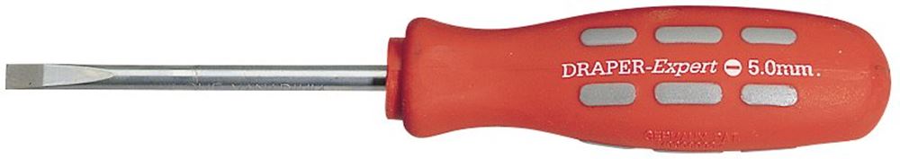 Draper 75 X5.0MM S/DRIVER-BULK 67852 Mechanic's/Engineer's Plain Slot Parallel Tip Screwdrivers (sold loose)