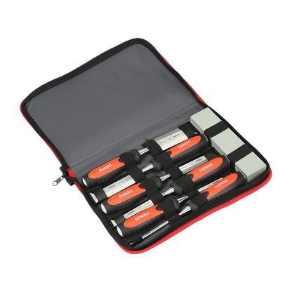 TIMCO Bevel Edge Wood Chisel Set 7pc Pack 1