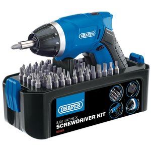 DRAPER 83568 - Draper Storm Force® Cordless Li-ion Screwdriver Kit (3.6V)
