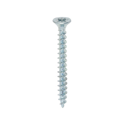 TIMCO Solo Woodscrew PZ2 CSK Zinc 4.0 x 40 Silver Pack 200
