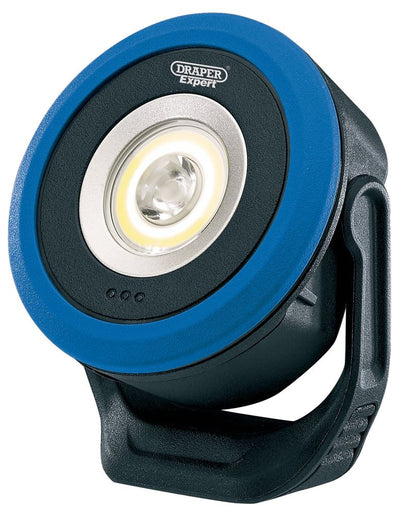 65688 Draper Expert Expert COB/SMD LED Wireless/USB Rechargeable Mini Flood Light, 7W, Work Light Wireless Rechargeable Lights H 97 x W 83 x D 39mm