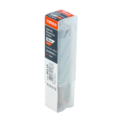 TIMCO Broaching Cutter HSS M2 Long 18 x 50 Pack 1
