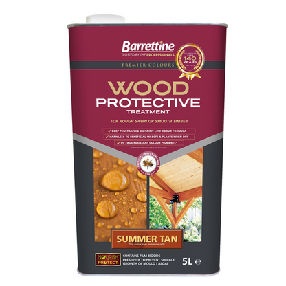 Barrettine Wood Protective Treatment Shed Fence Timber Wood Stain All Colours