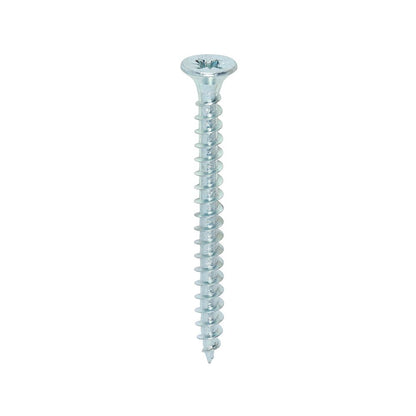 TIMCO Solo Woodscrew PZ2 CSK Zinc 4.5 x 50 Silver Pack 200