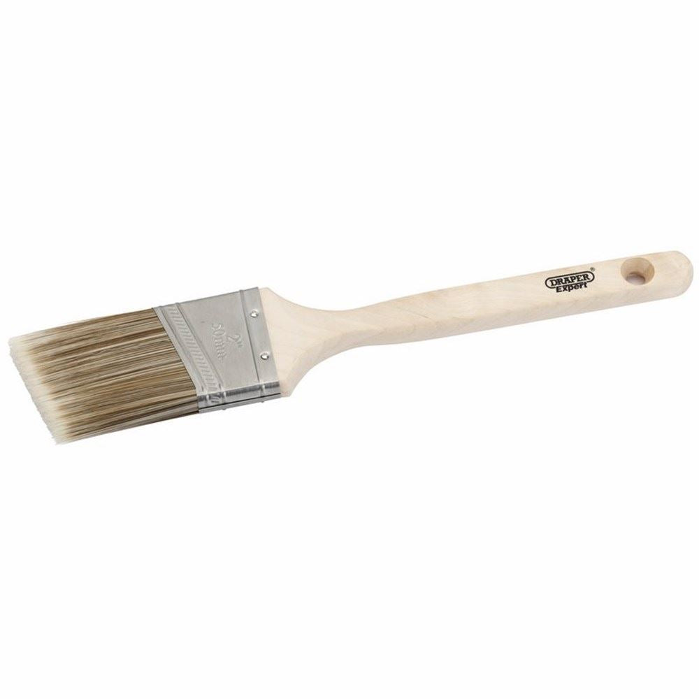 82555 Draper Expert Expert Angled Paint Brush, 50mm PB/BIR/100S/ANG Painting and Decorating Brushes Professional Trade DIY Workshop Garage Use