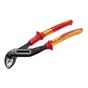 Draper 250MM WAT.PUMP PLIERS(TETHERED 99058 99058 VDE Water Pump Pliers, 250mm, Tethered