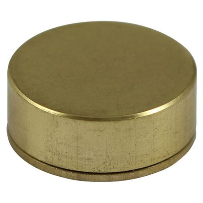 TIMCO Brass Screw Cap - Sat Brass 16mm Pack 4