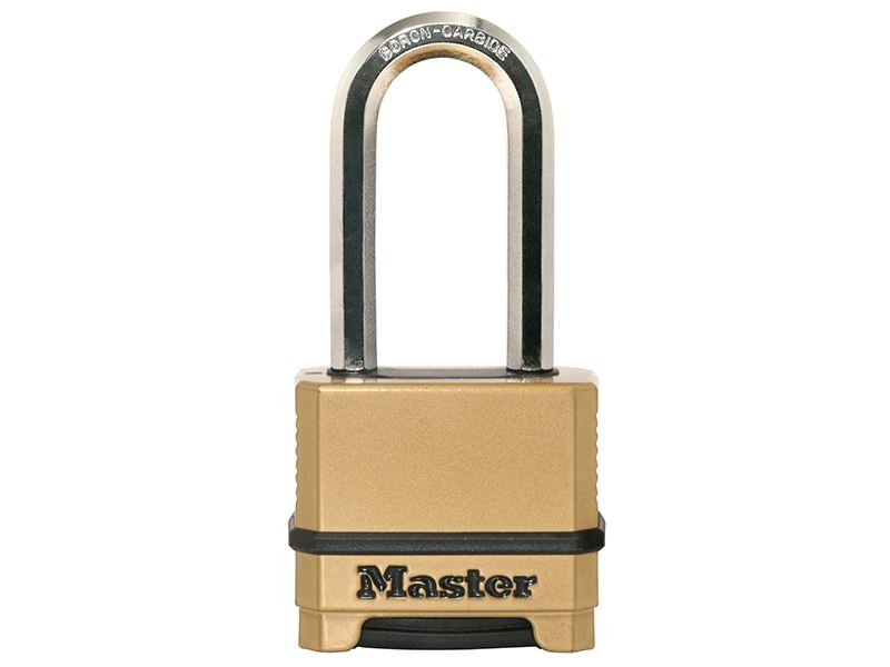 MasterLock M175EURDLH Excell� 4-Digit Combination 50mm Padlock - 51mm Shackle