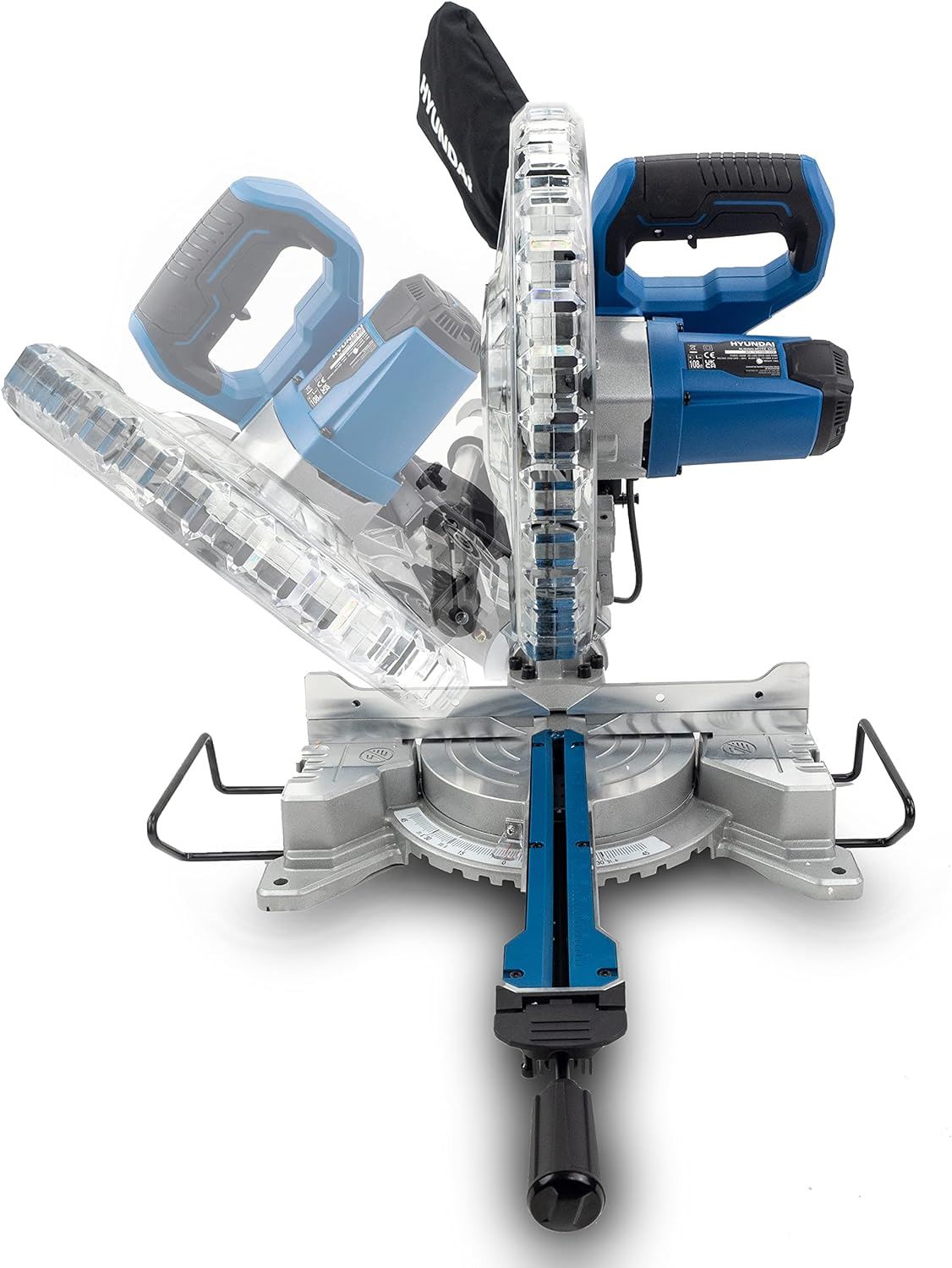 Hyundai HYMS2000E Electric Mitre Saw 2000W 230V 255mm Chop Saw Sliding Saw Woodworking Chop Saw