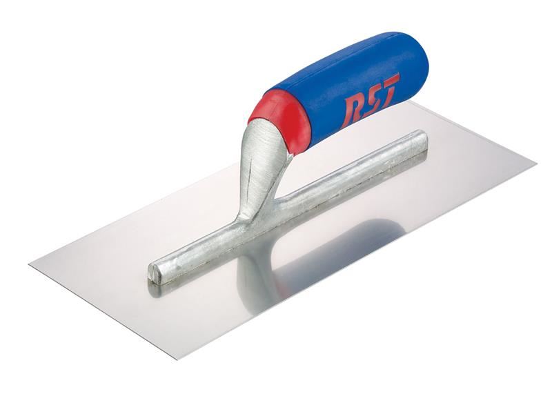 R.S.T. RTR124BS Plasterer's Finishing Trowel Banana Soft Touch Handle 11 x 4.1/2in