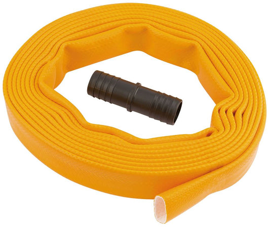 36990 Draper Layflat Hose with Adaptor, 5m x 25mm ASWP3A Pump Petrol Water Pumps Professional Trade DIY Workshop Garage Use
