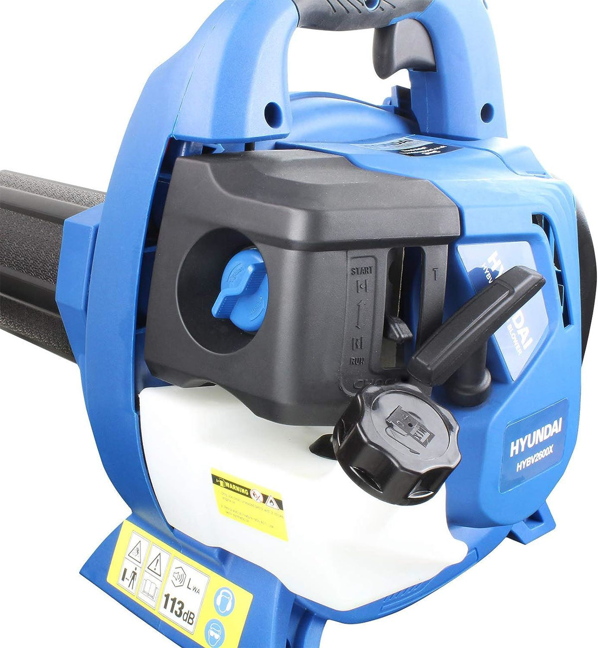 Hyundai HYBV2600X Petrol Leaf Blower 26cc 2-Stroke 3 in 1 Garden Vac