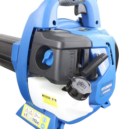 Hyundai HYBV2600X Petrol Leaf Blower 26cc 2-Stroke 3 in 1 Garden Vac