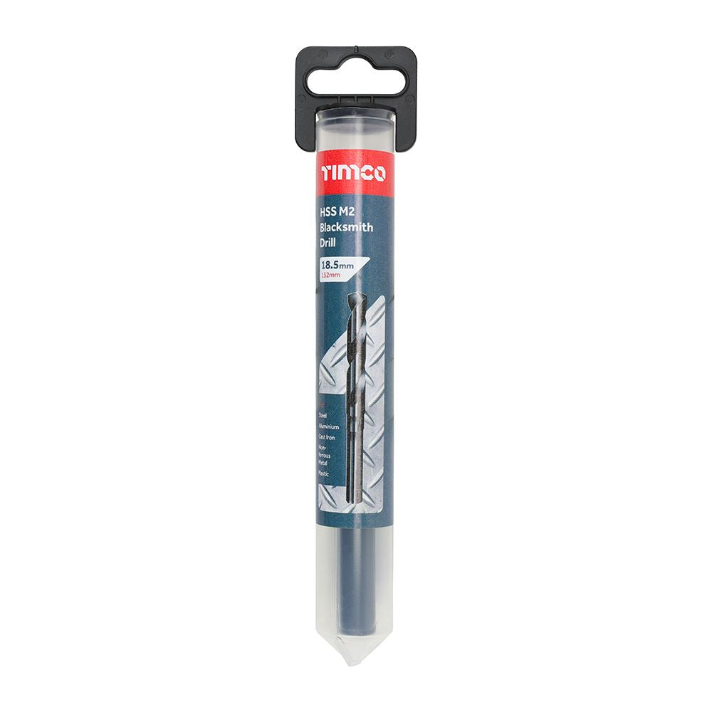 TIMCO HSS-M Blacksmith Drill Bit 18.5mm Pack 1